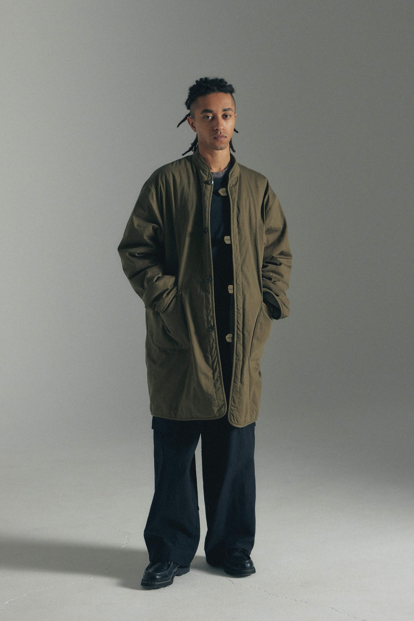 Broken Twill Reversible Coat