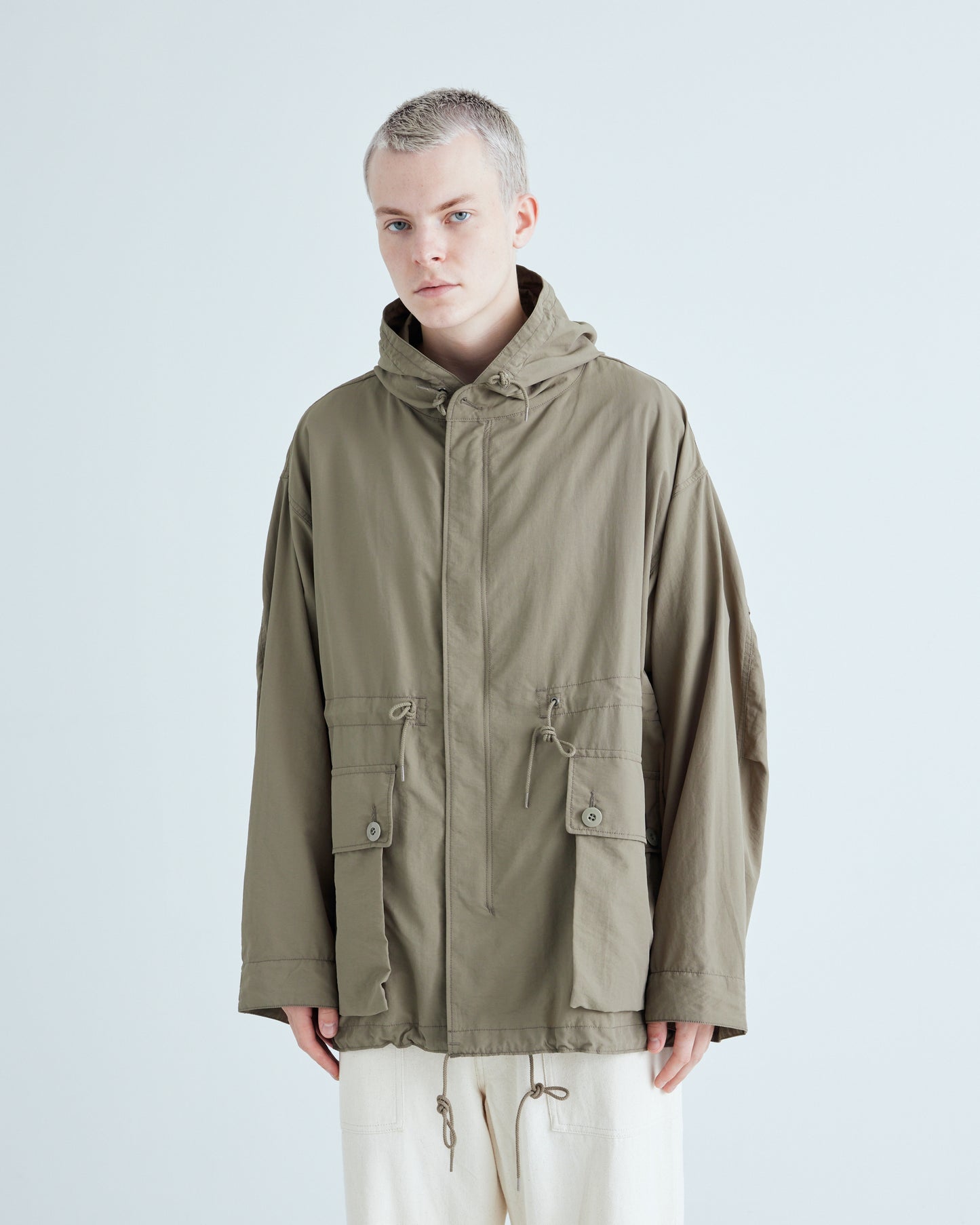 Nylon OX Hooded Coat