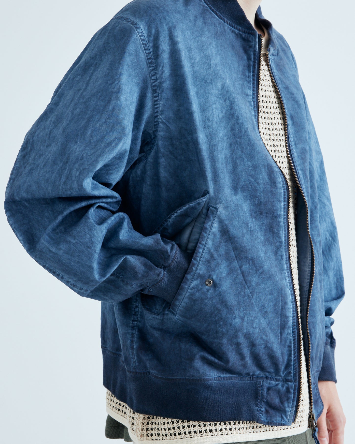 Uneven Dyeing Blouson