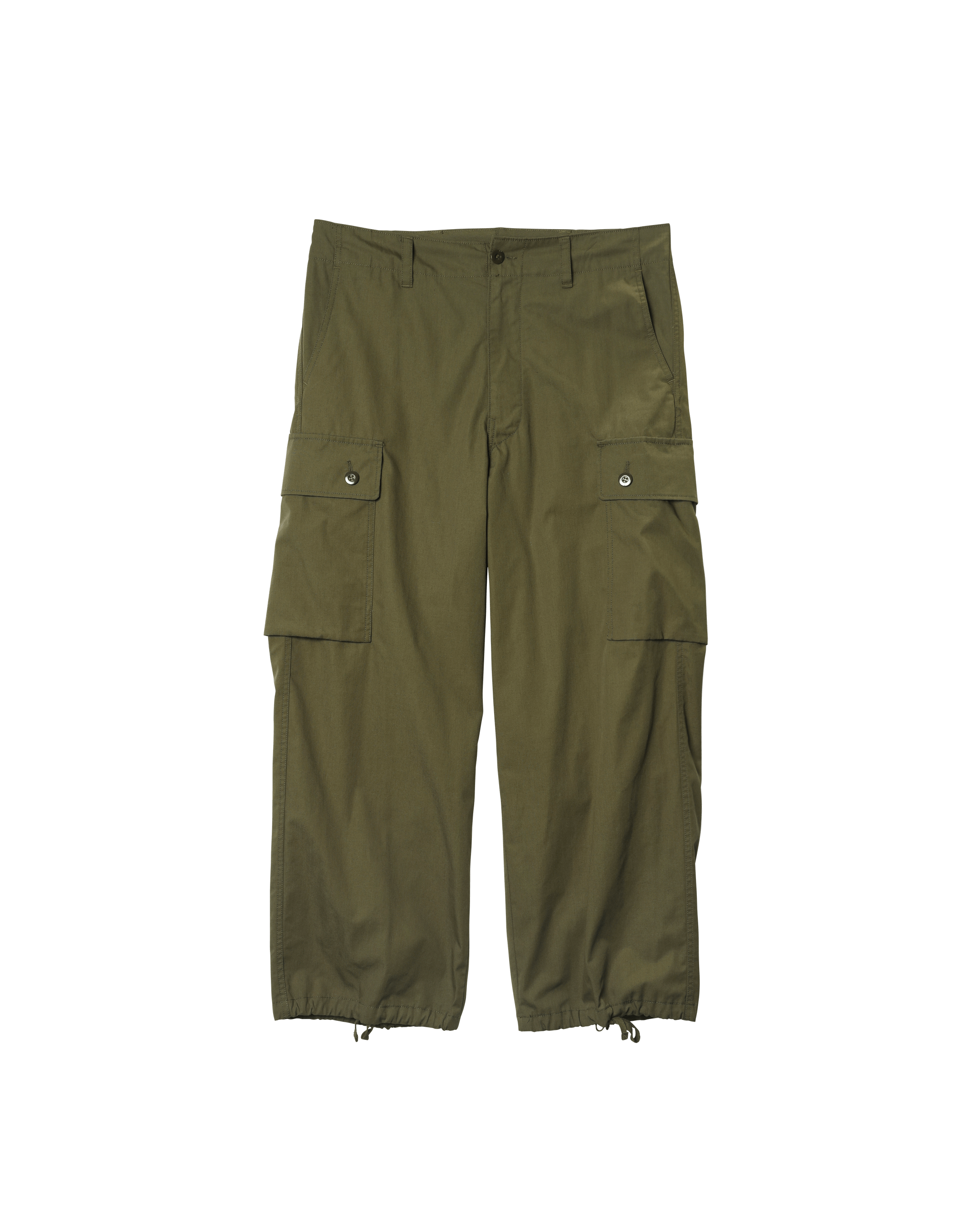 Cotton/Polyester Plain Cargo Pants – ARMY TWILL