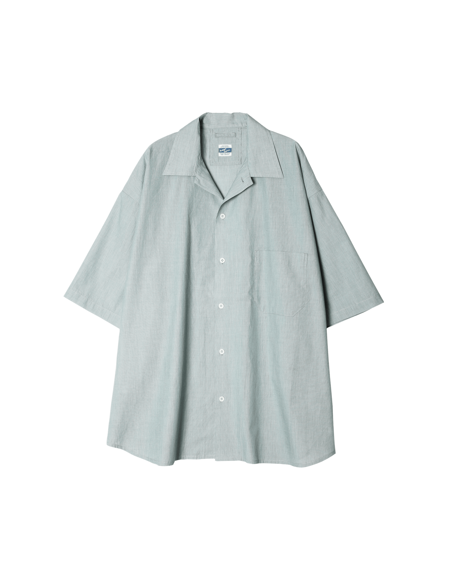 Cotton Stripe Half Sleeve Shirt