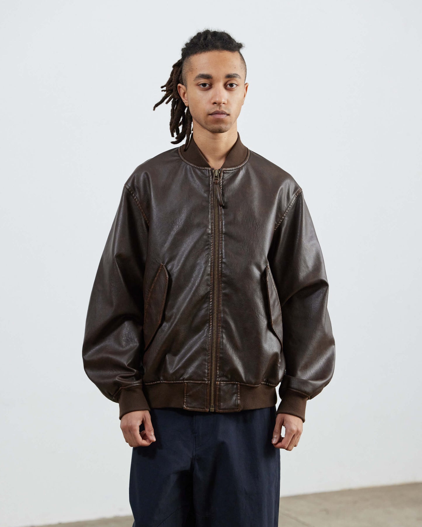 Vegan Leather Blouson