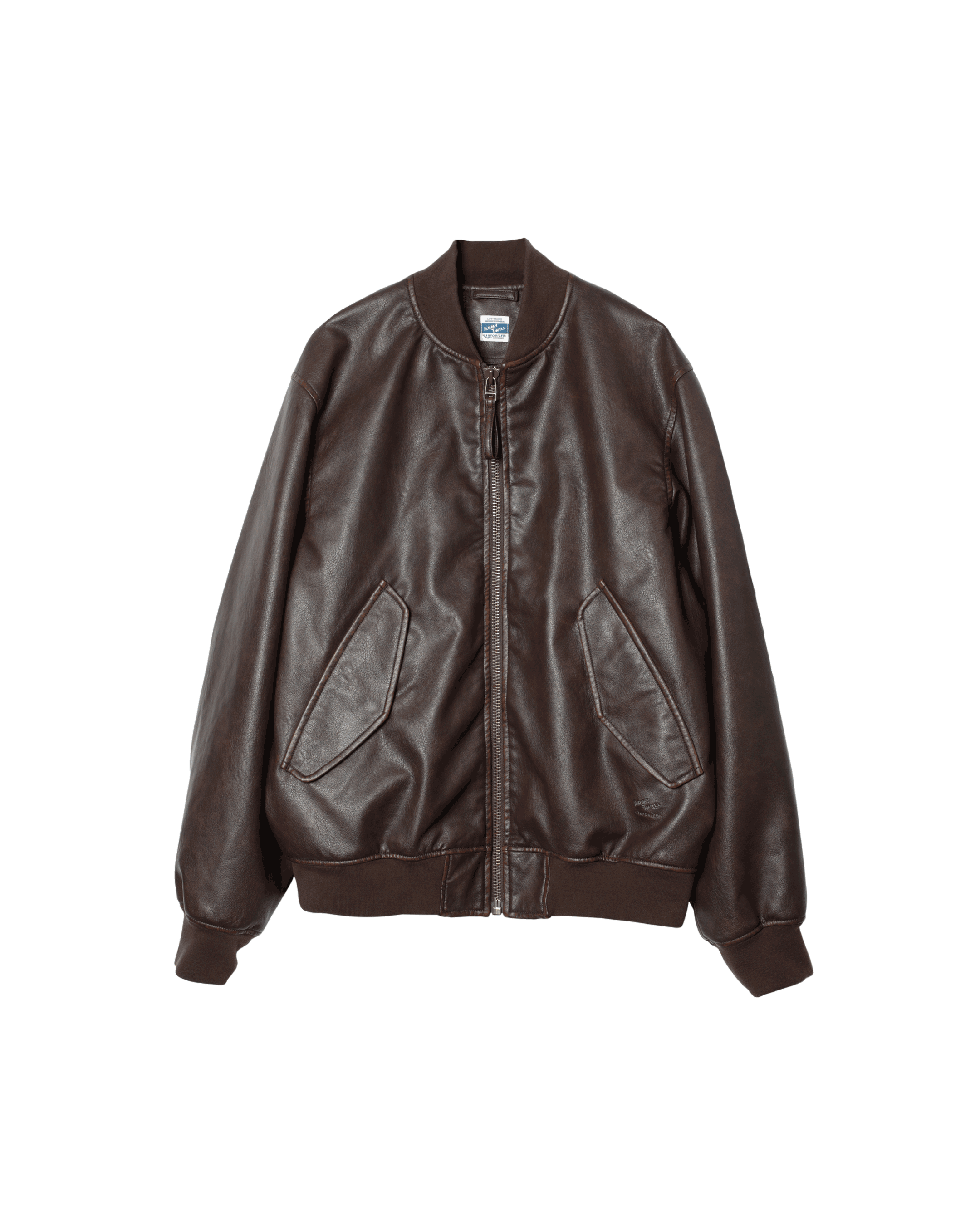 Vegan Leather Blouson – ARMY TWILL