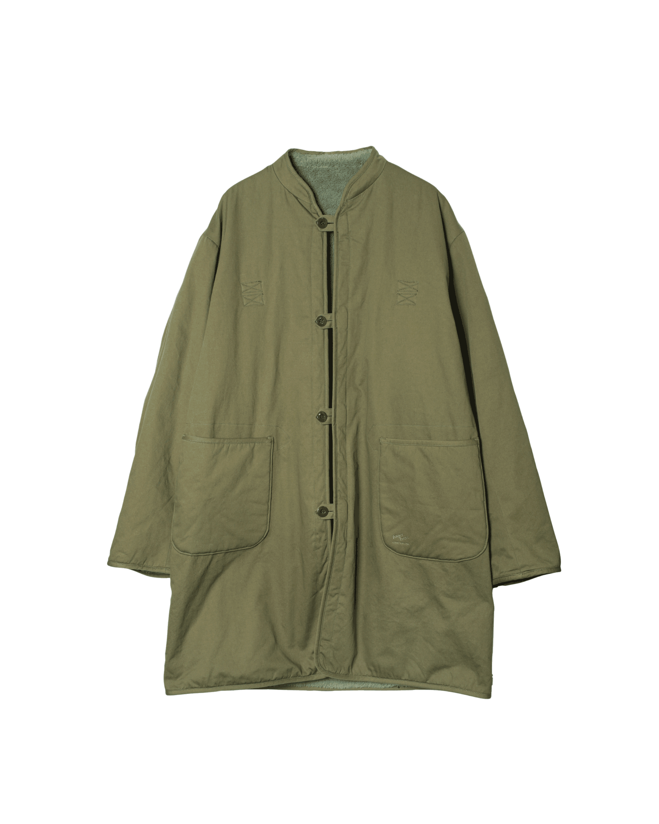 OVY Ghbm　コラボ　Reversible　Military　Coat GHbM REVERSIBLE MILITARY COAT OVY 大藤 GHbM REVERSIBLE MILITARY