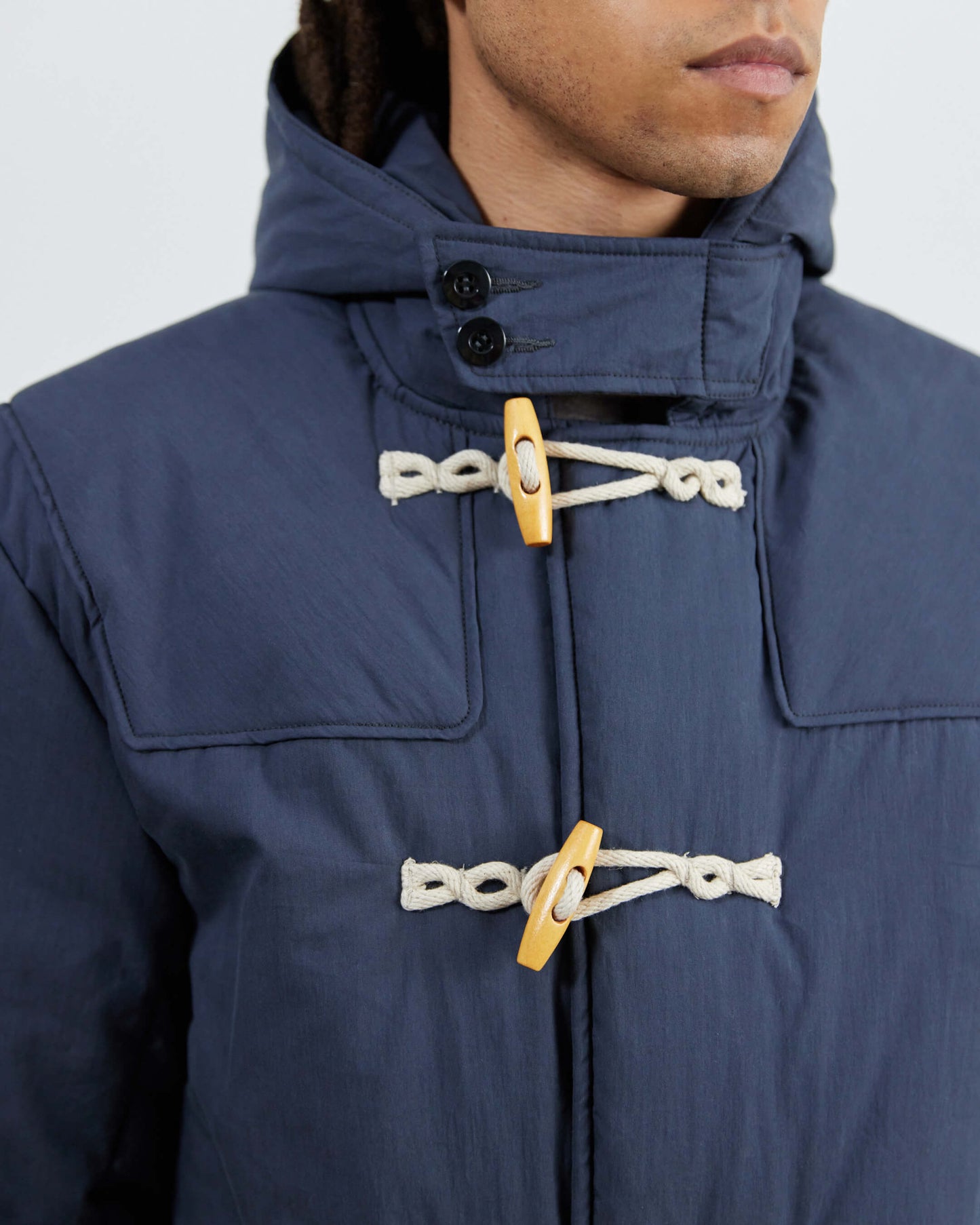 Cotton Nylon Duffel Coat