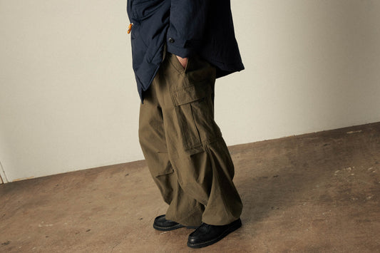 Back Satin Cargo Pants