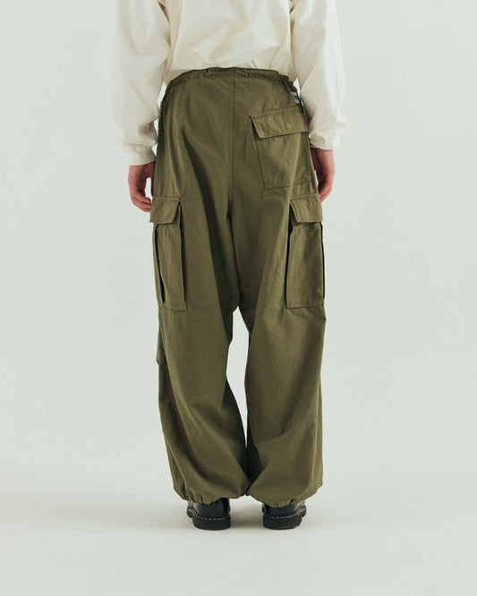 Back Satin Cargo Pants