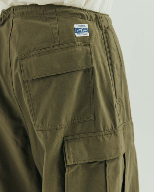 Back Satin Cargo Pants