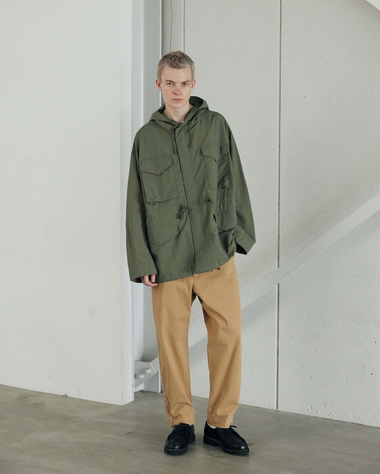 Nylon Hooded Field Coat