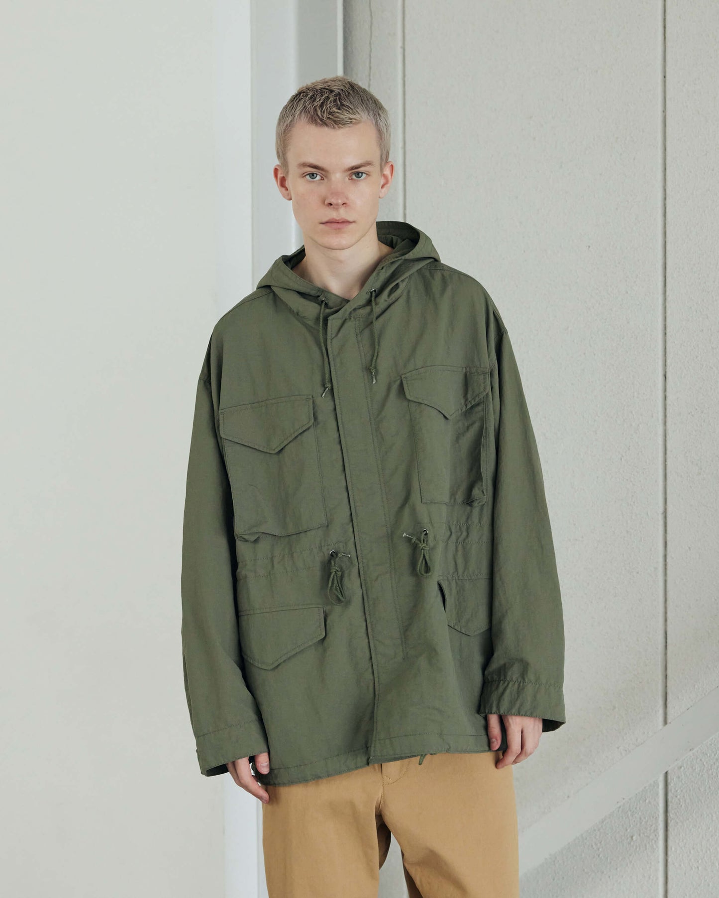 Nylon Hooded Field Coat