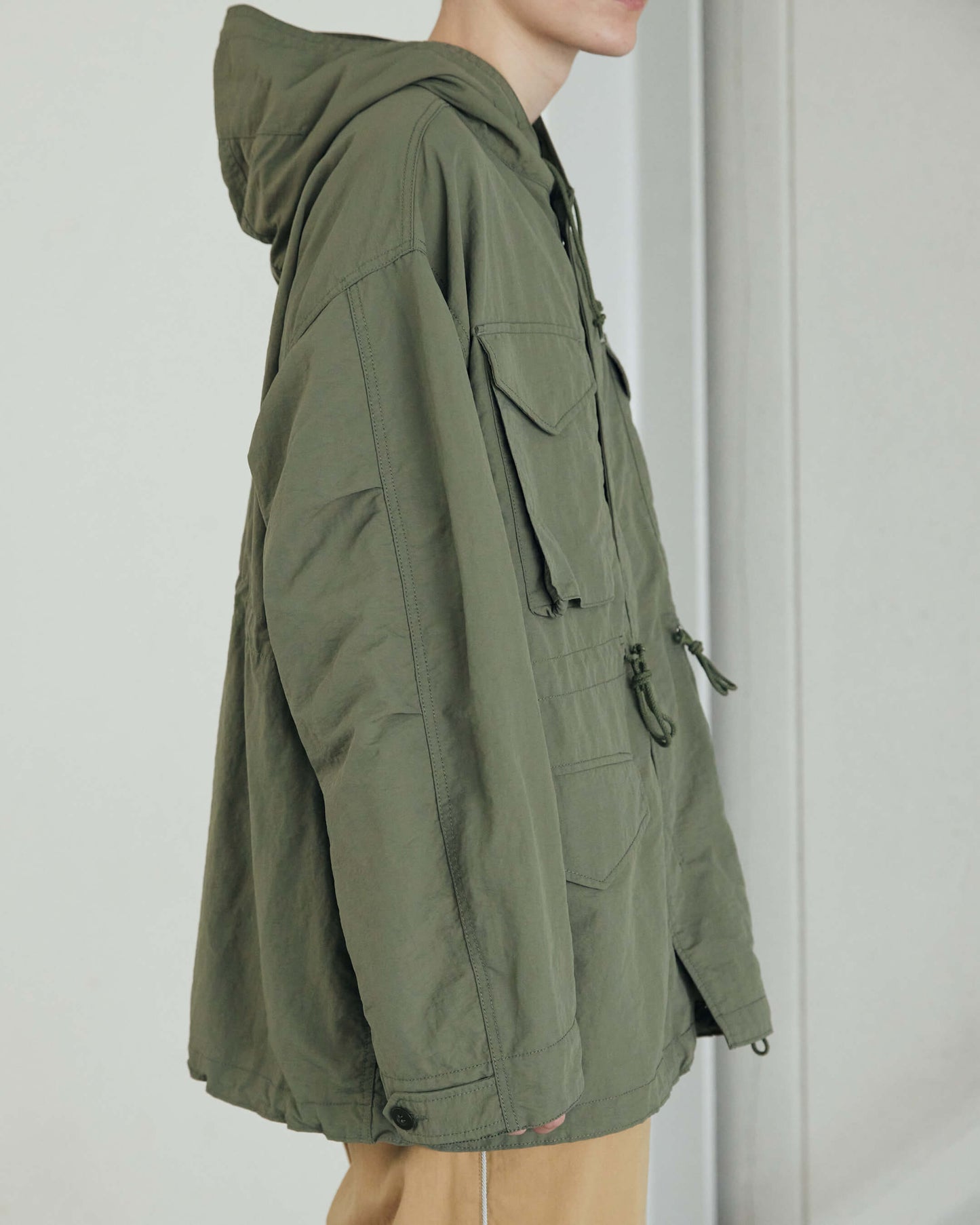 Nylon Hooded Field Coat