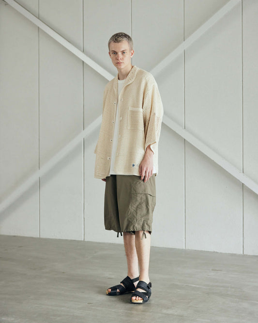 Cotton Mesh Shirt