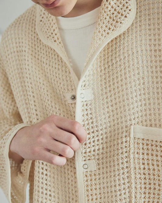 Cotton Mesh Shirt