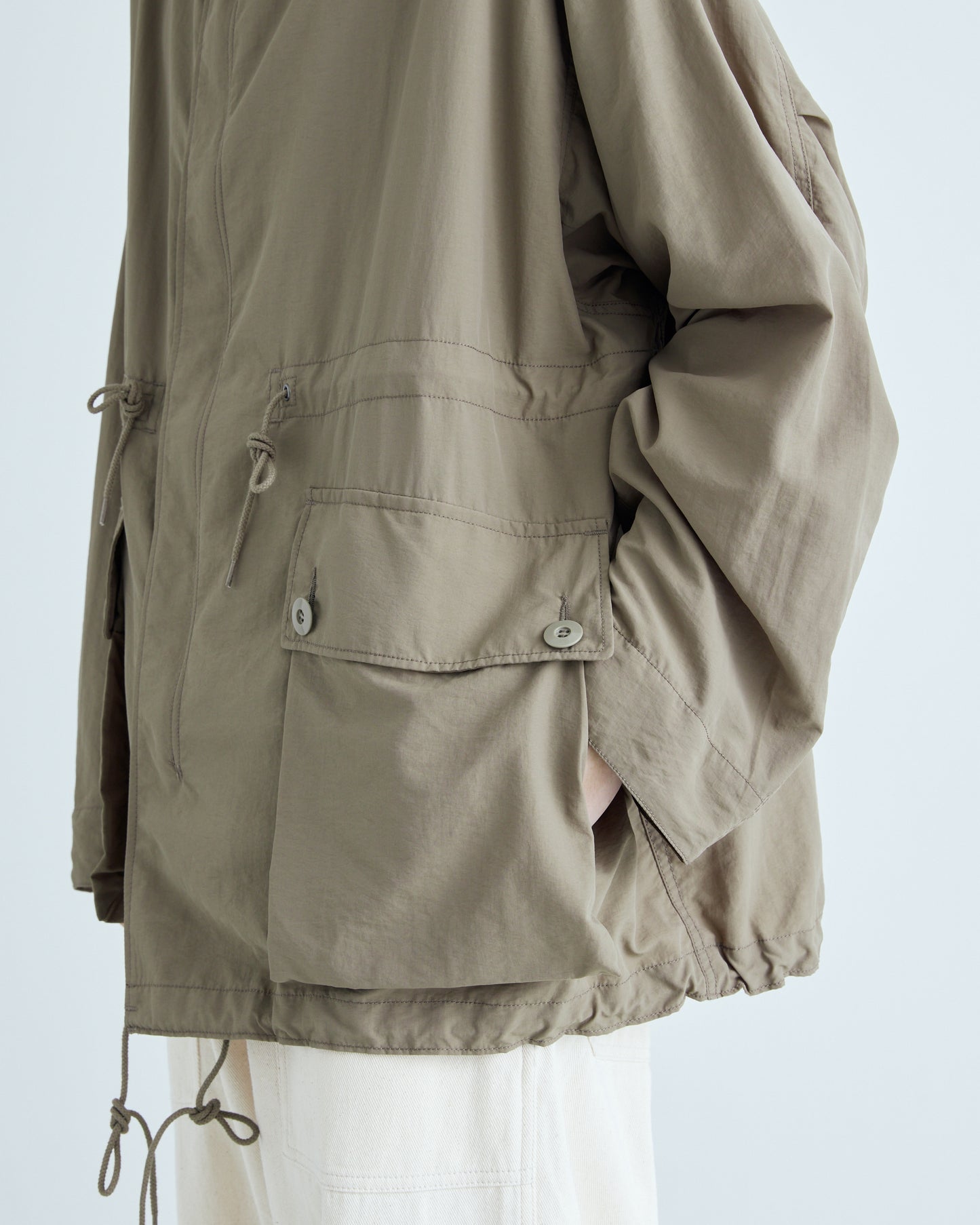 Nylon OX Hooded Coat