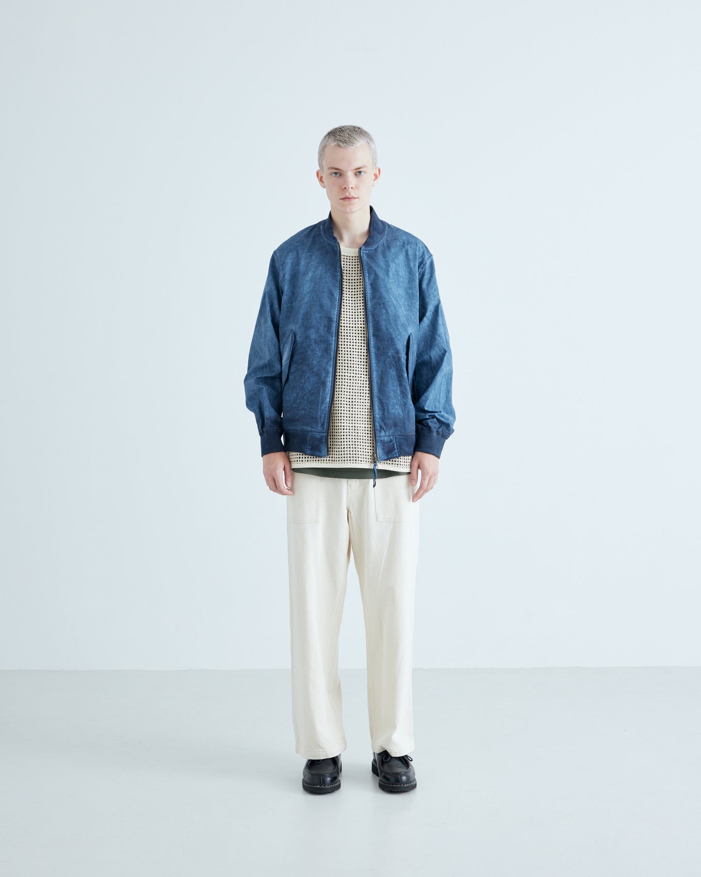 Uneven Dyeing Blouson