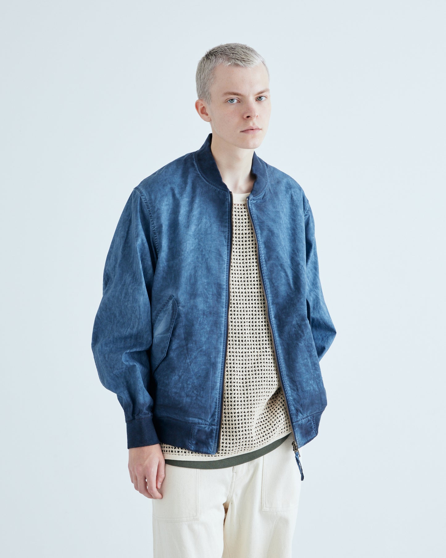 Uneven Dyeing Blouson