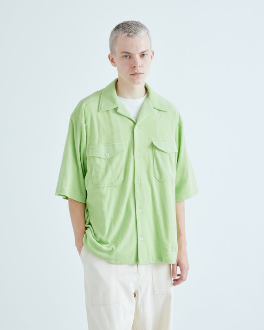 Pile Open Collar Shirt