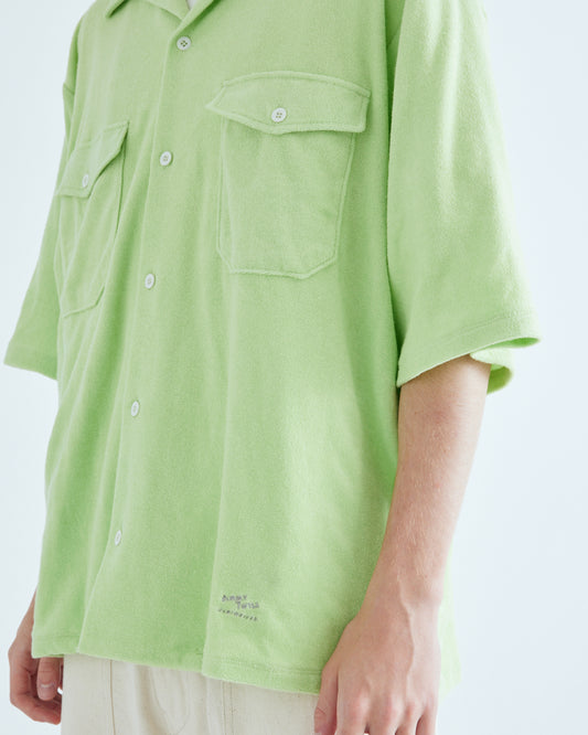 Pile Open Collar Shirt