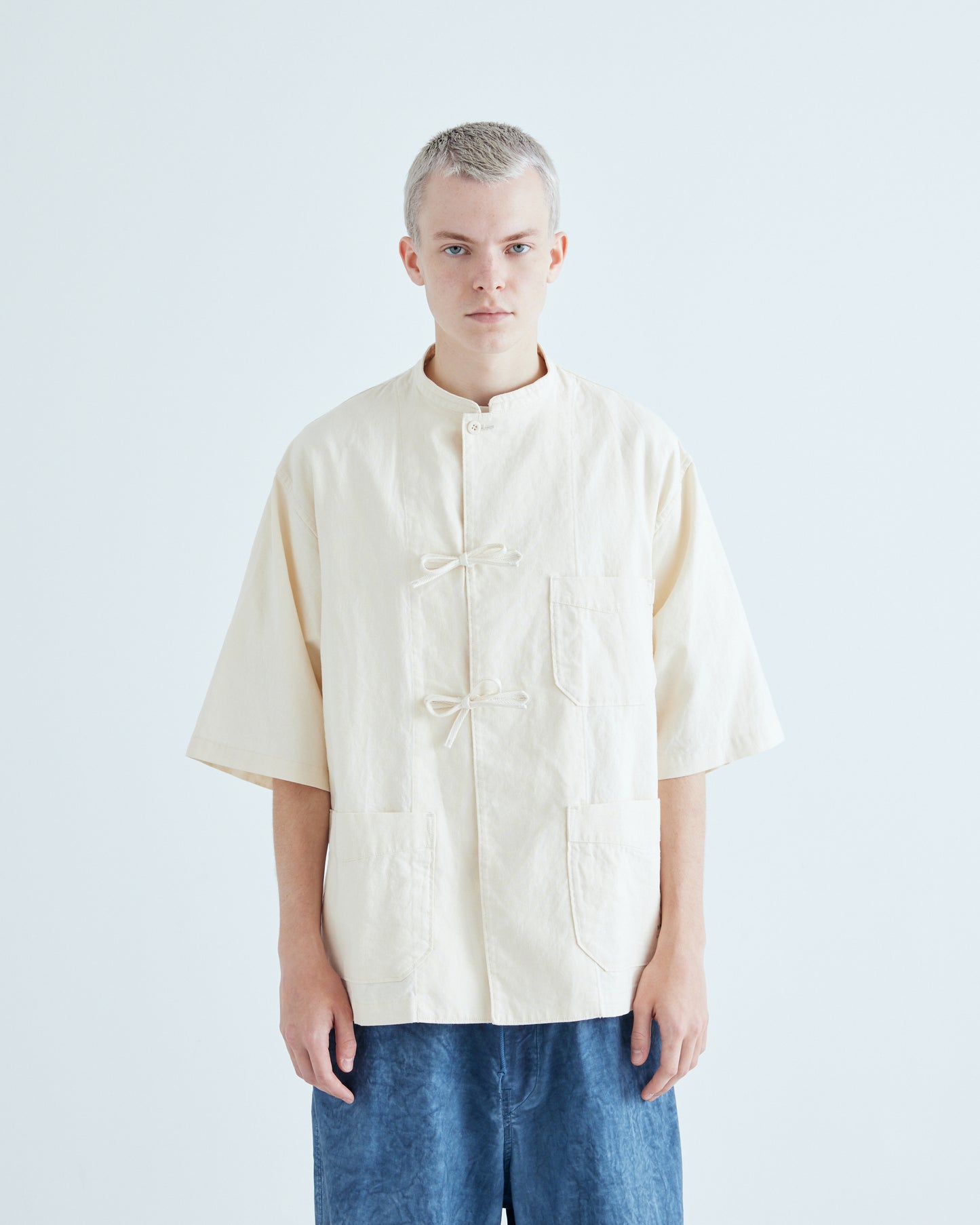 Cotton Linen HS Tape Shirt