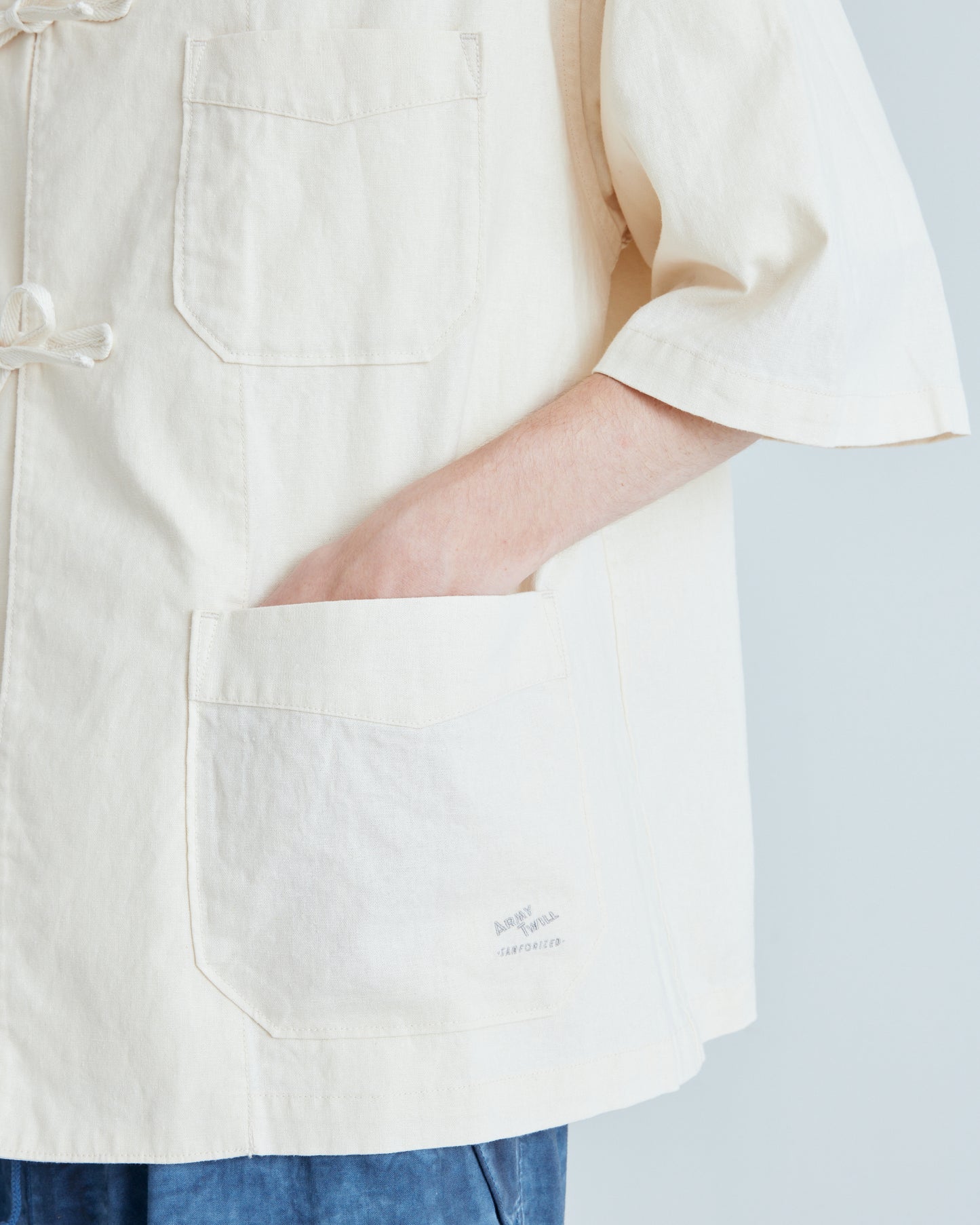 Cotton Linen HS Tape Shirt