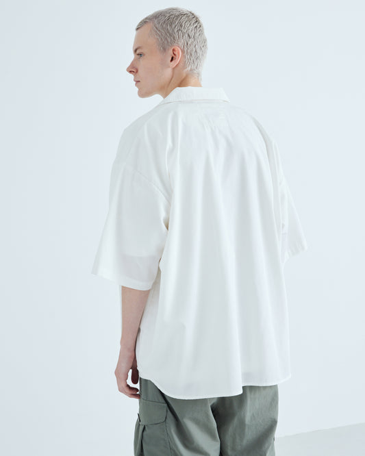 Cotton Polyester Plain HS Shirt