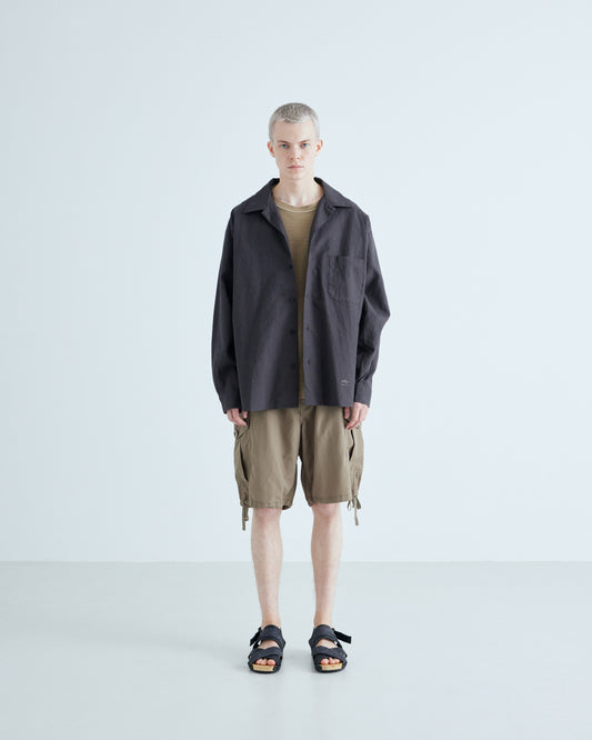 Cotton Linen Utility Shirt