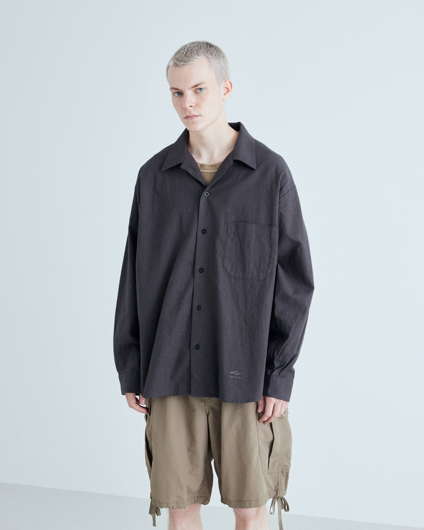 Cotton Linen Utility Shirt