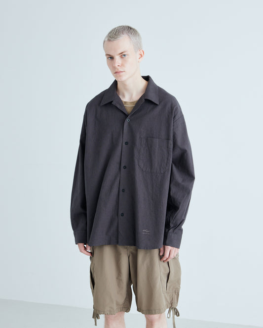 Cotton Linen Utility Shirt