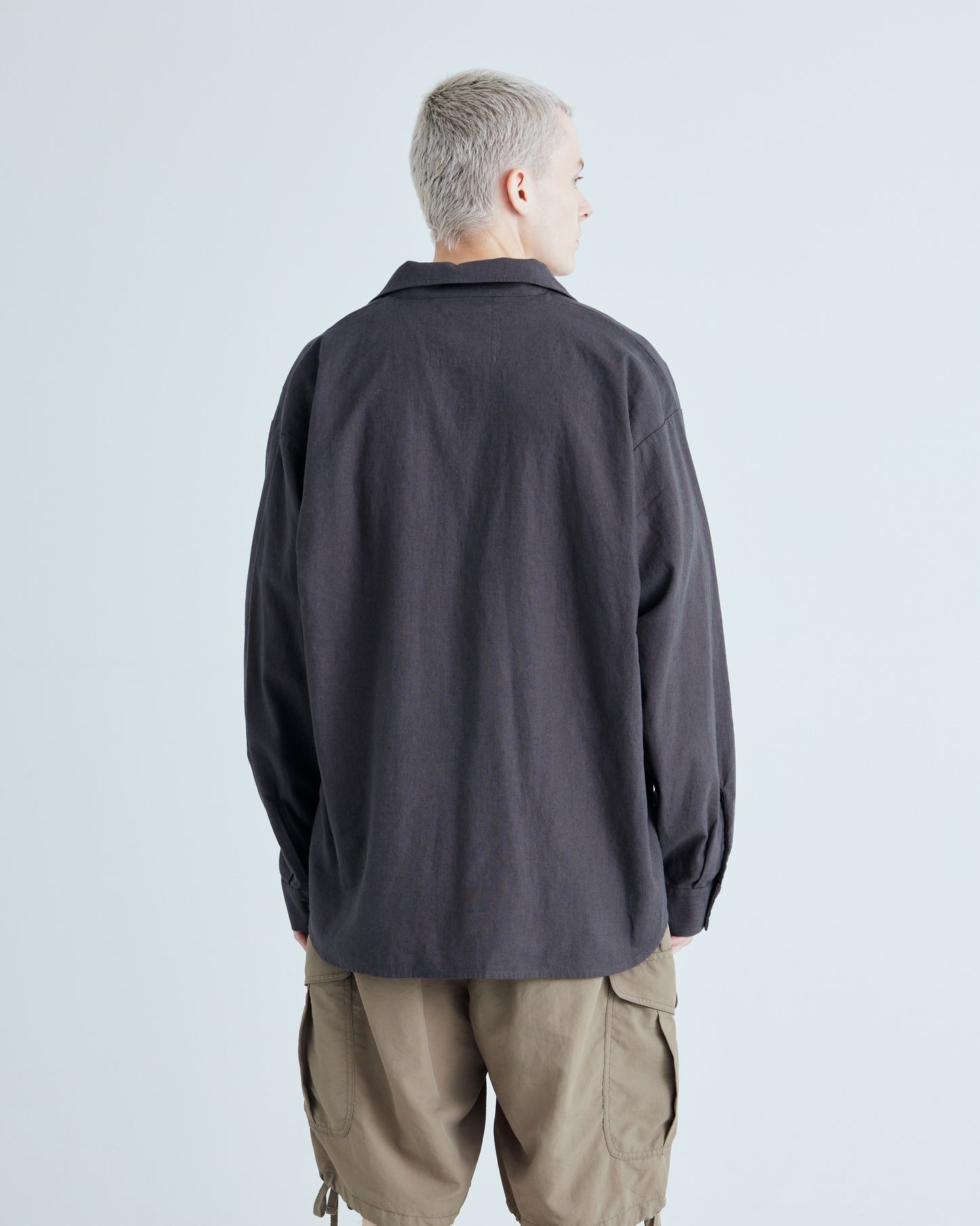 Cotton Linen Utility Shirt