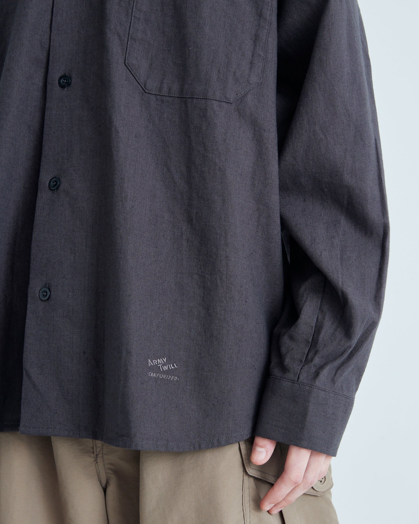 Cotton Linen Utility Shirt