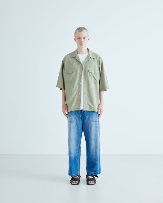 Soft Twill Open Collar HS Shirt