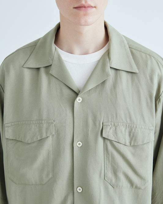 Soft Twill Open Collar HS Shirt