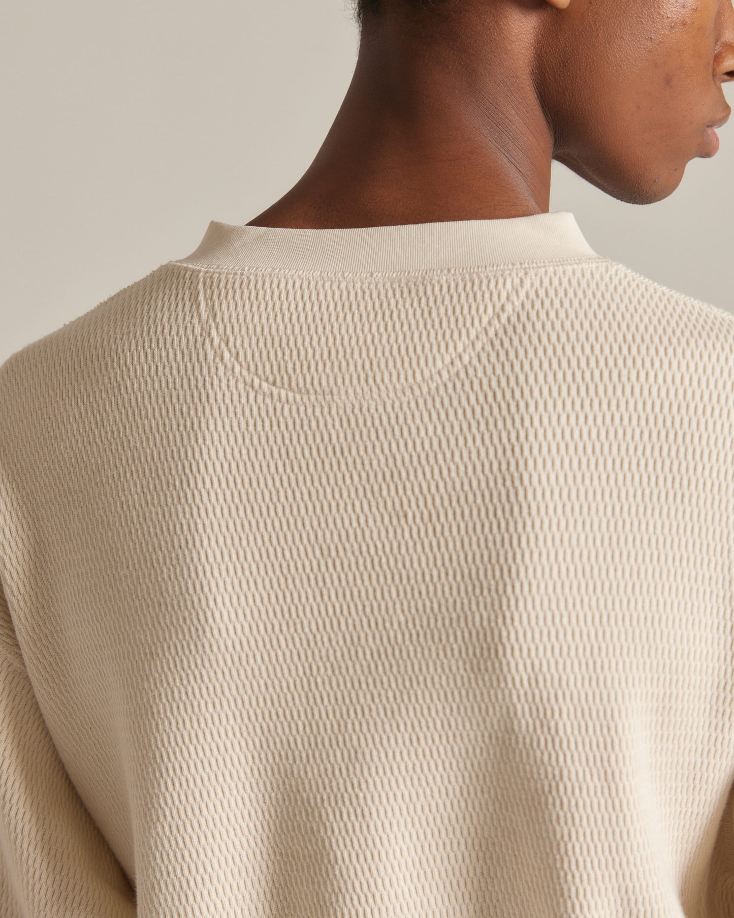 Honeycomb Henley LSTee