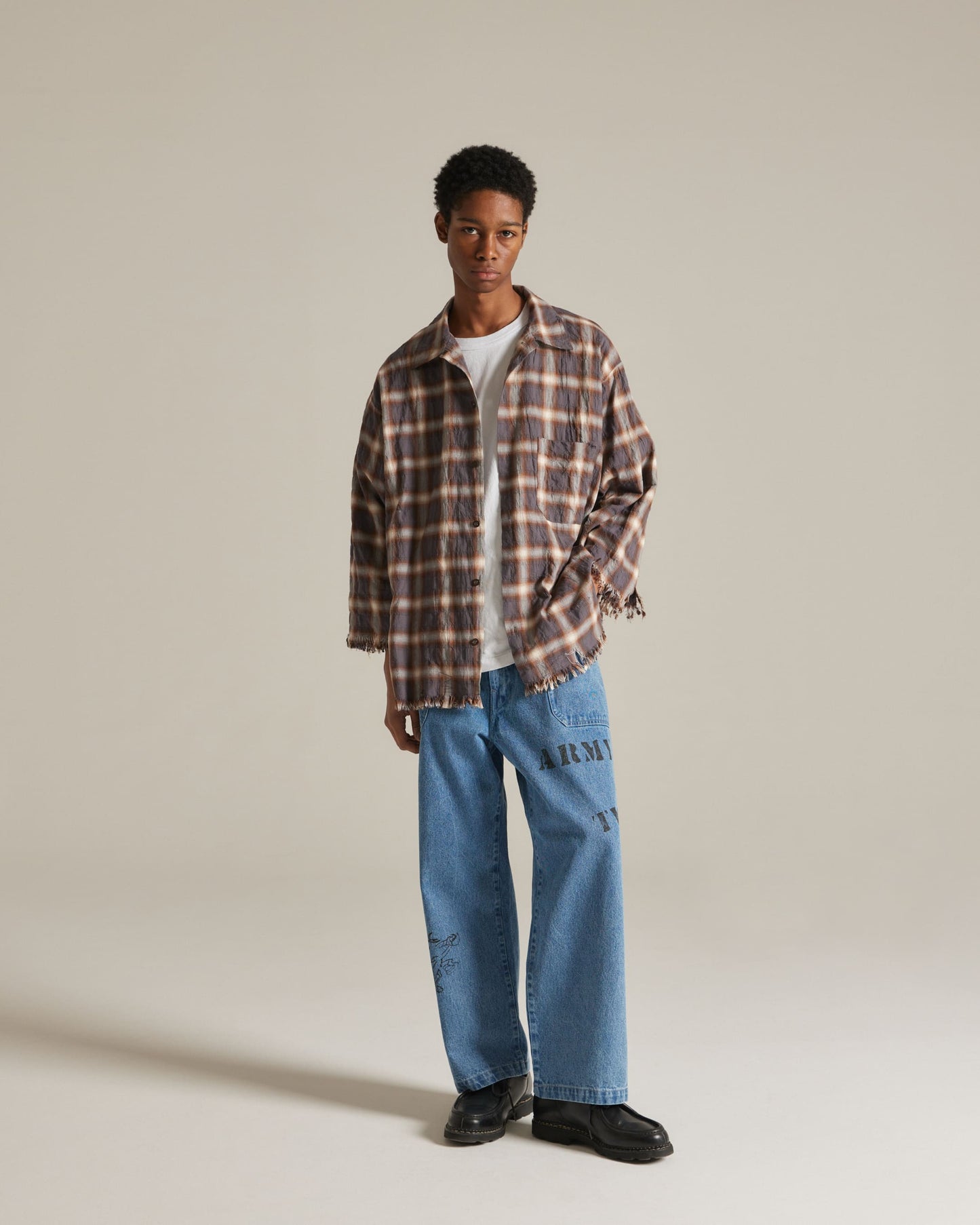 Checked Utility Shirt