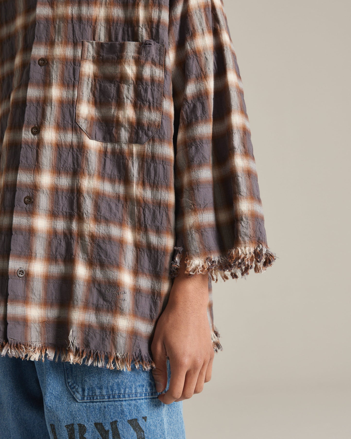 Checked Utility Shirt