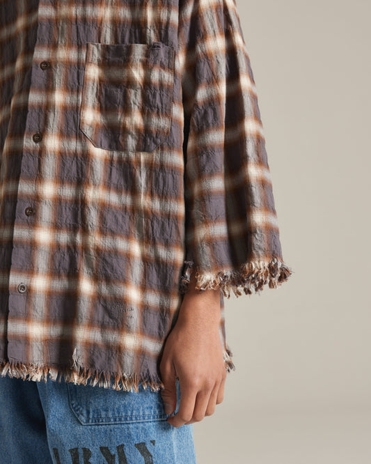 Checked Utility Shirt