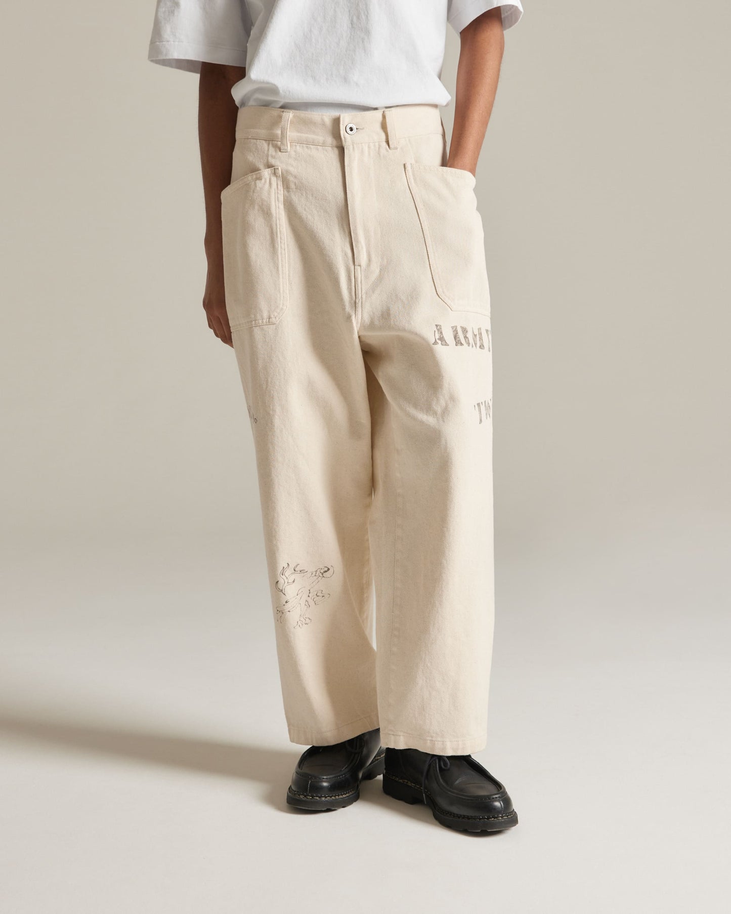 Print Denim 4PK Pants