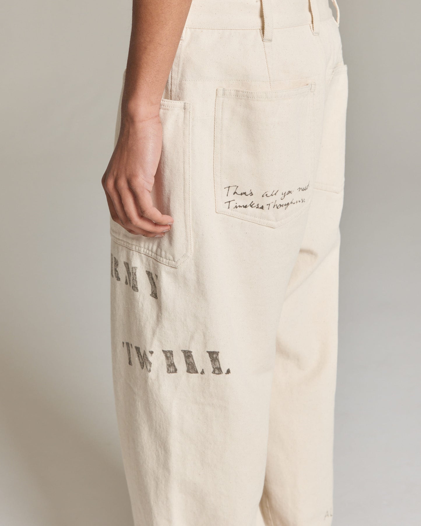 Print Denim 4PK Pants