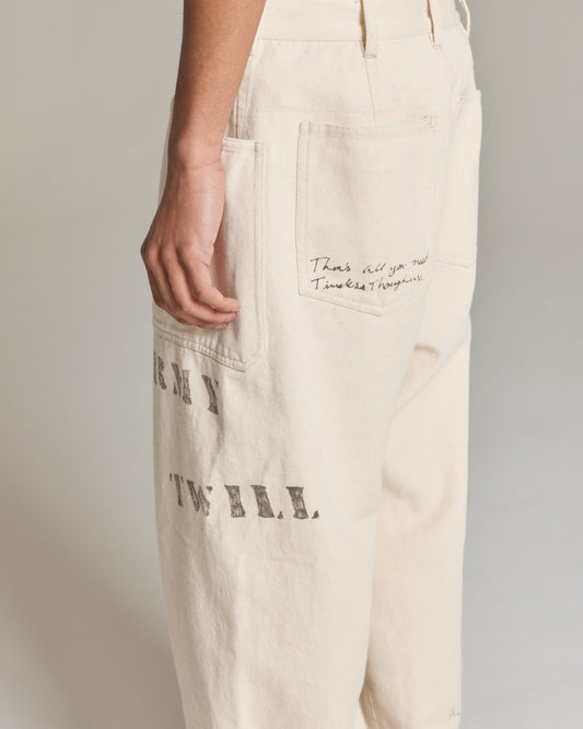 Print Denim 4PK Pants