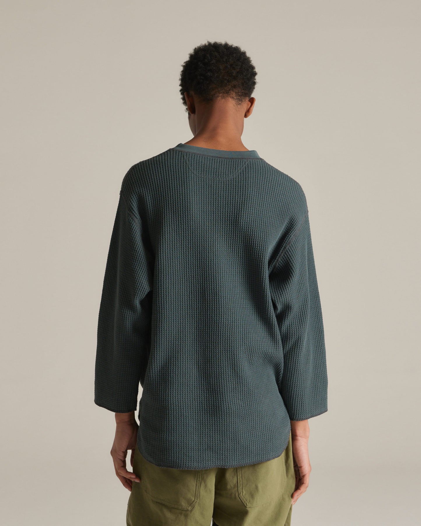 Waffle Henley NeckTee