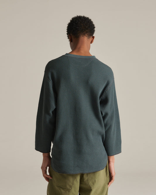 Waffle Henley NeckTee