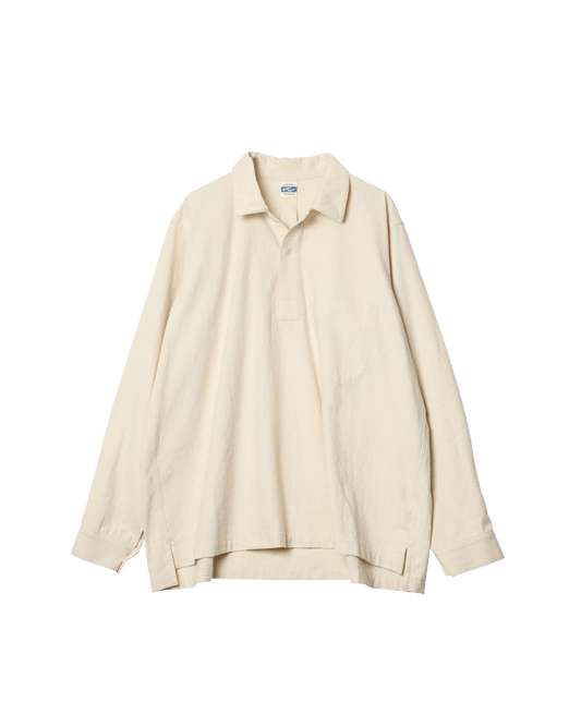 Cotton Slab Pullover Shirt