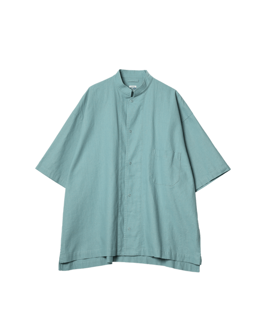 Cotton Linen Slab H/S Snap Shirt