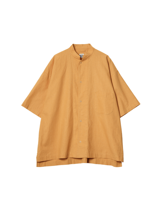 Cotton Linen Slab H/S Snap Shirt