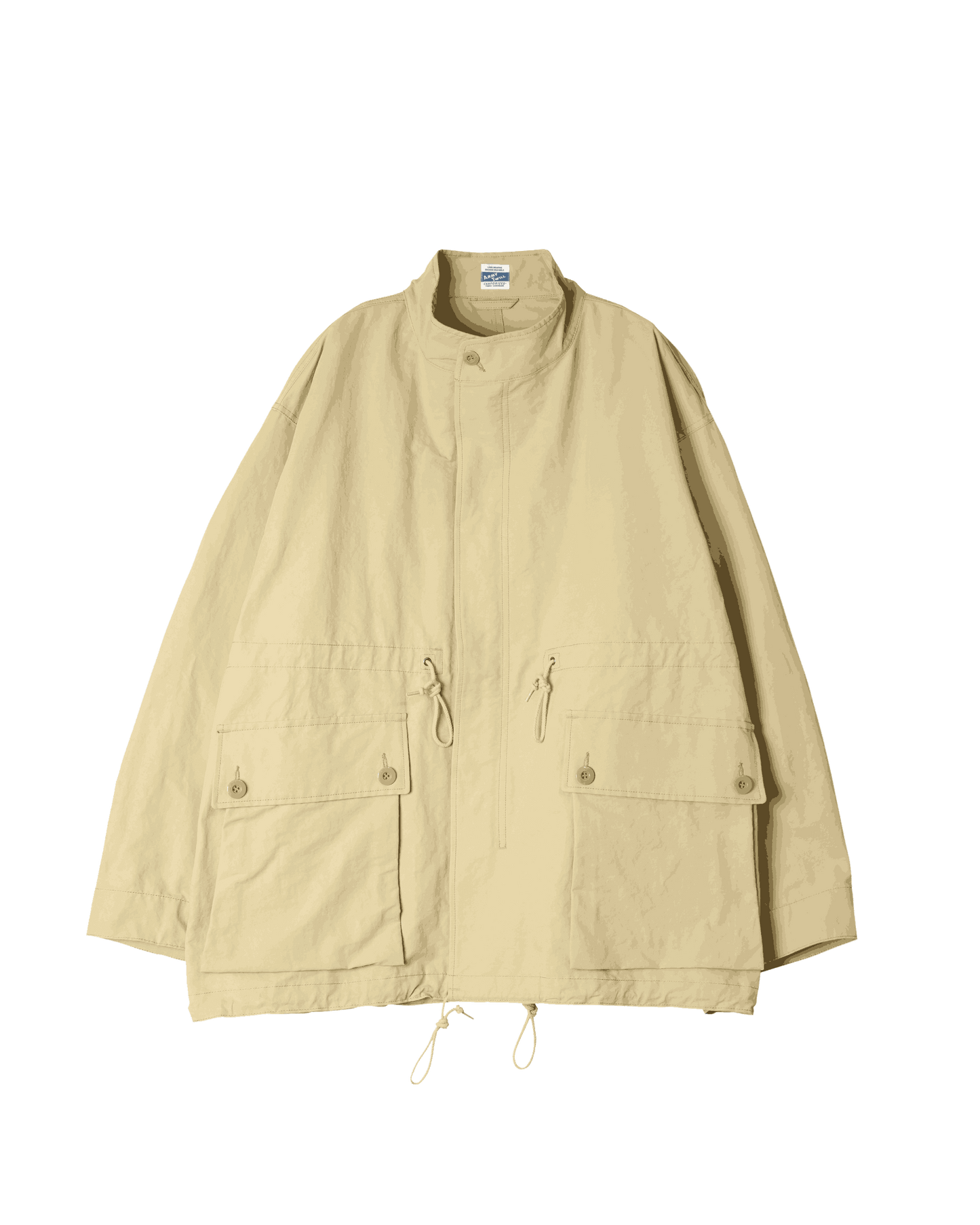 Cotton Nylon Stand Coat