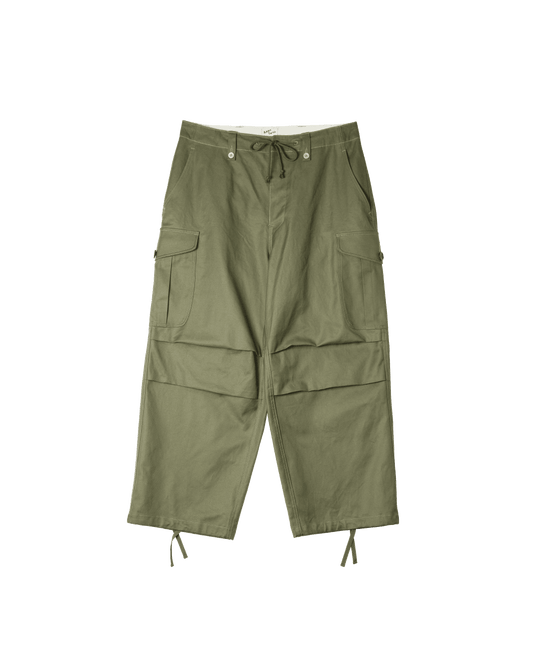 -CRAFT LINE- Cotton Serge Cargo Pants