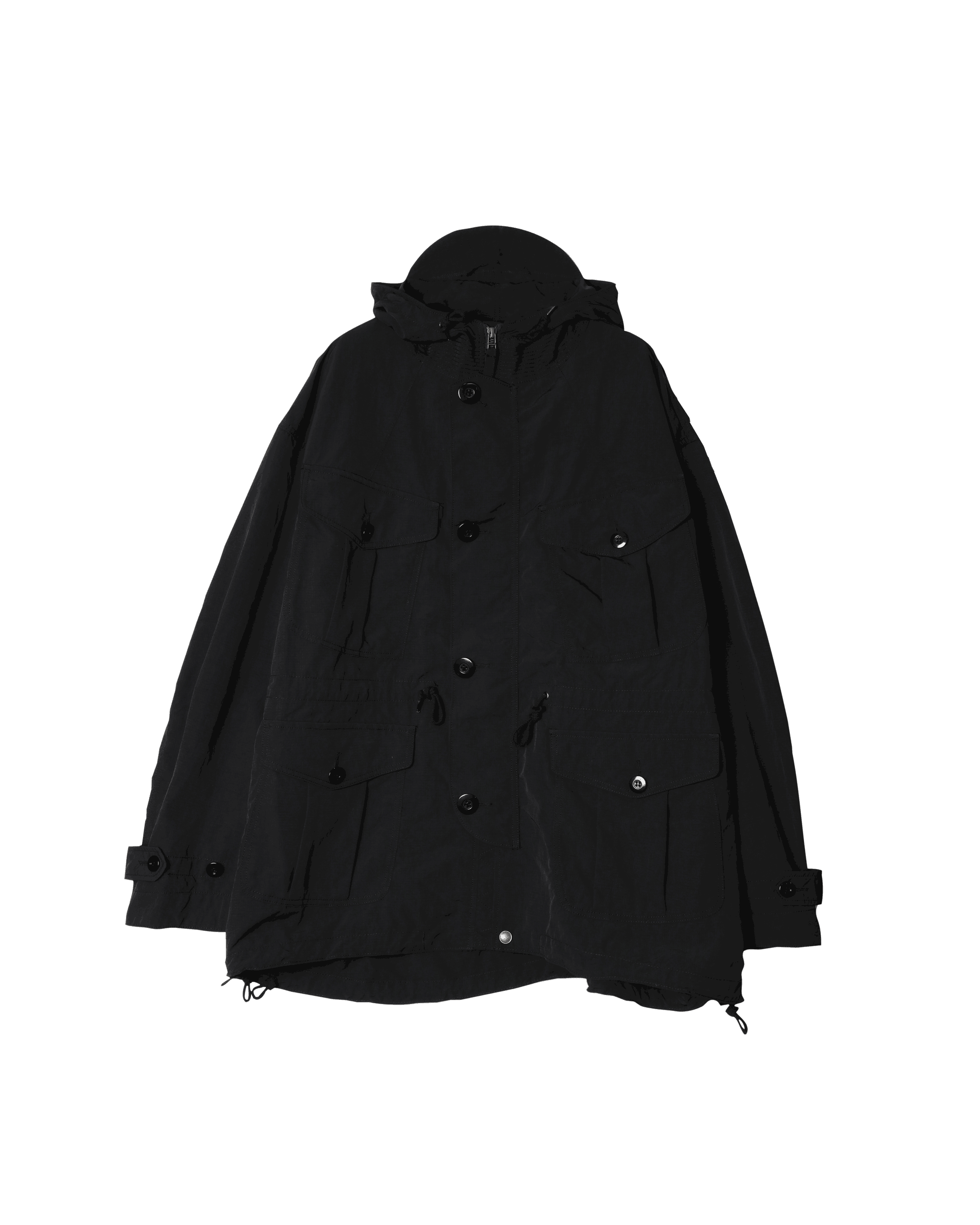 Rip Stop Hooded Coat – ARMY TWILL Rip Stop Hooded Coat – ARMY TWILL
