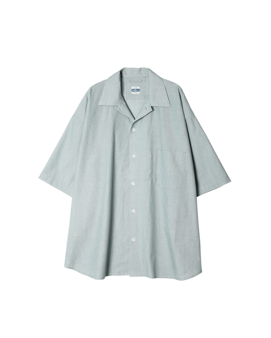 Cotton Stripe Half Sleeve Shirt