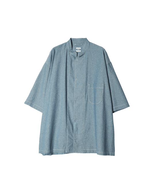 Chambray Snap Half Sleeve Shirt