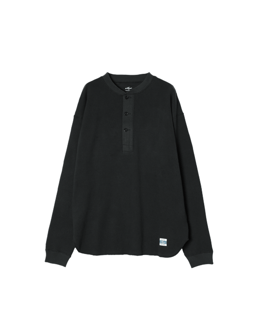 Honeycomb Henley LS Tee
